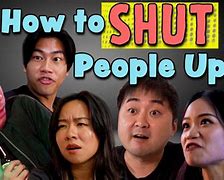 Image result for Shutting Someone Up