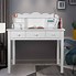 Image result for Small Laptop Desk with Drawers