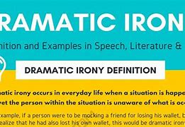 Image result for Examples of Dramatic Irony