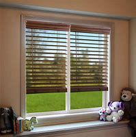 Image result for Faux Wood Mini Blinds