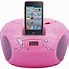 Image result for Pink Portable CD Player