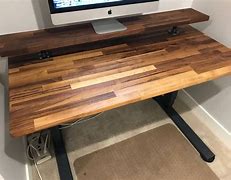 Image result for Finished Wood Desk Top
