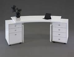 Image result for White Office Desk with File Drawers