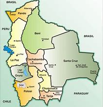 Image result for El Mapa De Bolivia