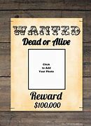 Image result for Wanted Frame Template