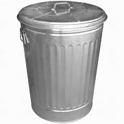 Image result for Metal Trash Can with Lid 45424