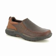 Image result for Skechers Relaxed Fit Expended Seveno Men's Slip-On Shoes, Size: 12, Dark Brown