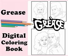 Image result for Grease Coloring Pages
