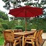 Image result for Wooden Patio Table and Chairs