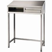 Image result for Adjustable Desk Stainless Steel
