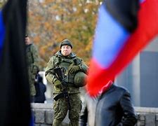 Image result for Flag of Russian Separatist Forces Donbas