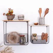 Image result for Wire Basket Shelves