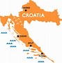 Image result for Croatia Outline Map with Capital