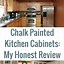 Image result for Chalk Paint On Kitchen Cabinets