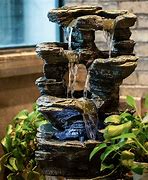 Image result for Indoor Water Fountains Waterfalls