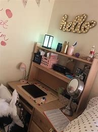 Image result for College Dorm Desk with Two Monitors