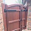 Image result for Wood and Metal Wide Side Gates