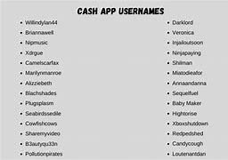 Image result for Cash App Usernames