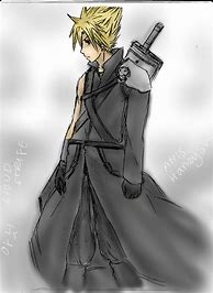 Image result for Cloud Strife Drawing