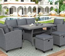 Image result for Circular Wicker Patio Furniture