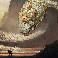 Image result for Giant Snake Monster Art