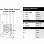 Image result for Stacked Washer and Dryer Dimensions