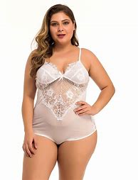 Image result for Plus Size One Piece Bodysuits
