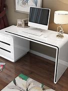 Image result for High Gloss White Office Desk