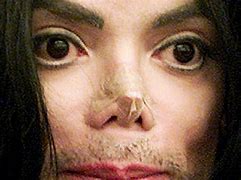 Image result for Michael Jackson Nose Falling Off
