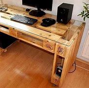 Image result for Desk Wood Basic DIY