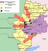 Image result for Separatist Control Ukraine Map