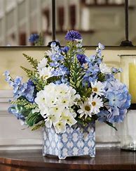 Image result for Blue Hydrangea Flower Arrangements