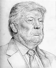 Image result for Donald Trump Pencil Drawing
