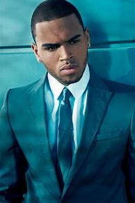 Image result for Chris Brown Orange Suit