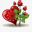 Image result for Valentine's Day Flower Clip Art