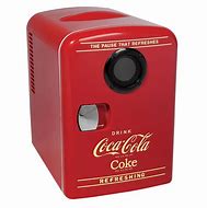 Image result for mini coca cola fridge