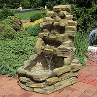 Image result for Large Rock Waterfall Fountain