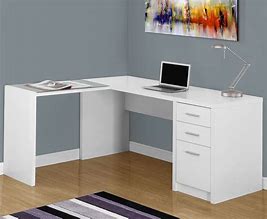 Image result for White Corner Home Office Desks