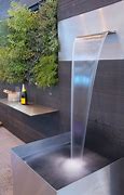Image result for Modern Indoor Water Fountain