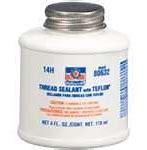 Image result for Permatex 4 Oz Brush Top Can White Thread Sealant - PTFE Based, 300�� F Max Working Temp, For Use W/ Fittings | Part 80632