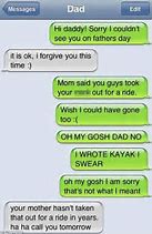 Image result for Funny Dad Texts Daughter