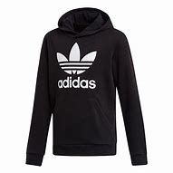 Image result for Black Adidas Trefoil Sweatshirt