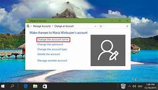 Image result for Change Win 10 Username
