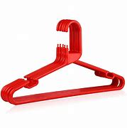 Image result for Plastic Clothes Hangers Red