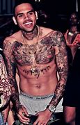 Image result for Chris Brown Goku Tattoo