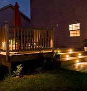 Image result for Outdoor Deck Lighting Ideas