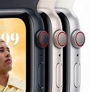 Image result for Apple Watch SE GPS, 44mm Gold Aluminum Case With Starlight Sport Band - Regular