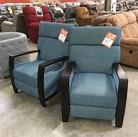 Image result for Costco Recliner with Wooden Arms