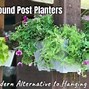Image result for Wrap around the Post Planter