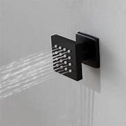 Image result for Modern Ceiling Mounted Thermostatic LED 16" Rain Shower System With Handheld Shower & 6 Body Sprays In Polished Chrome